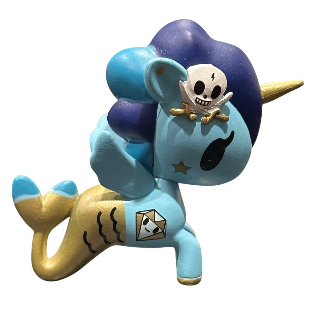 Tokidoki Mermicorno Series 1 Corsica Pirate‎ Skull Vinyl Figure